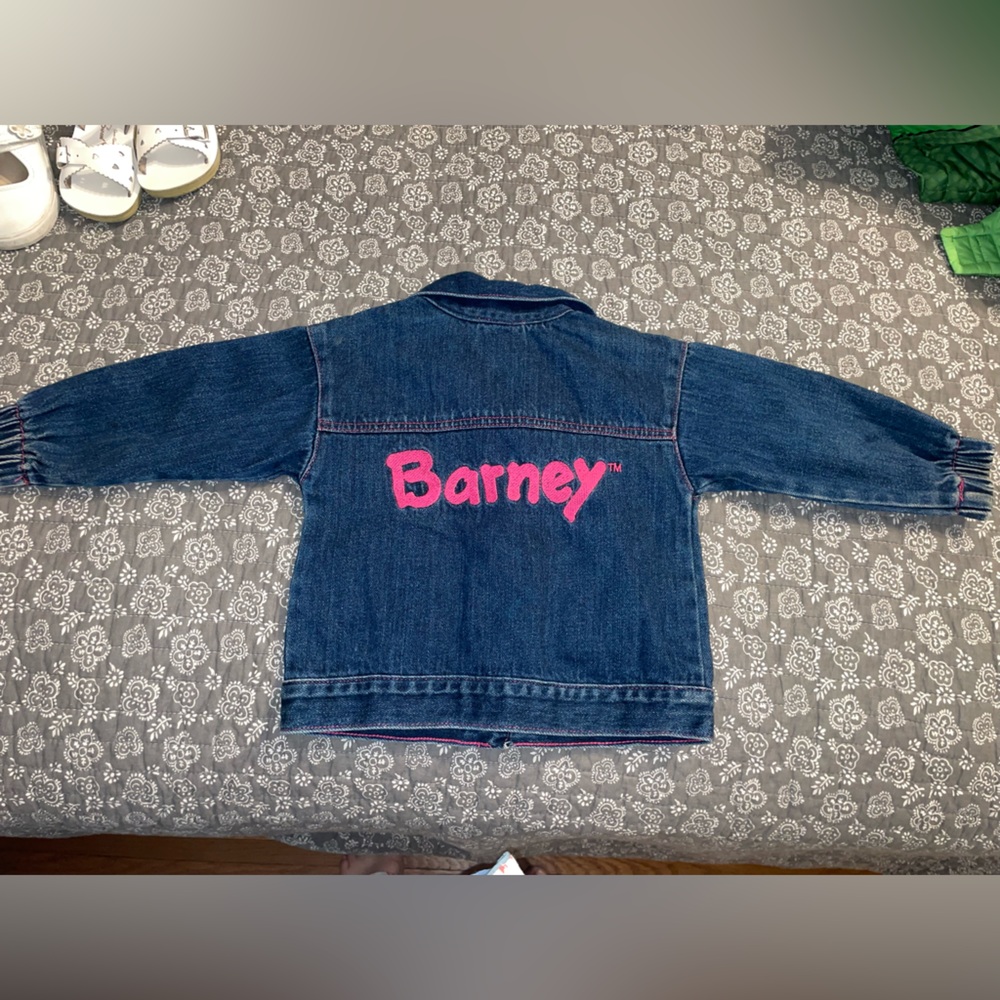 1992 Vintage Barney Denim SZ 3 Denim Jacket